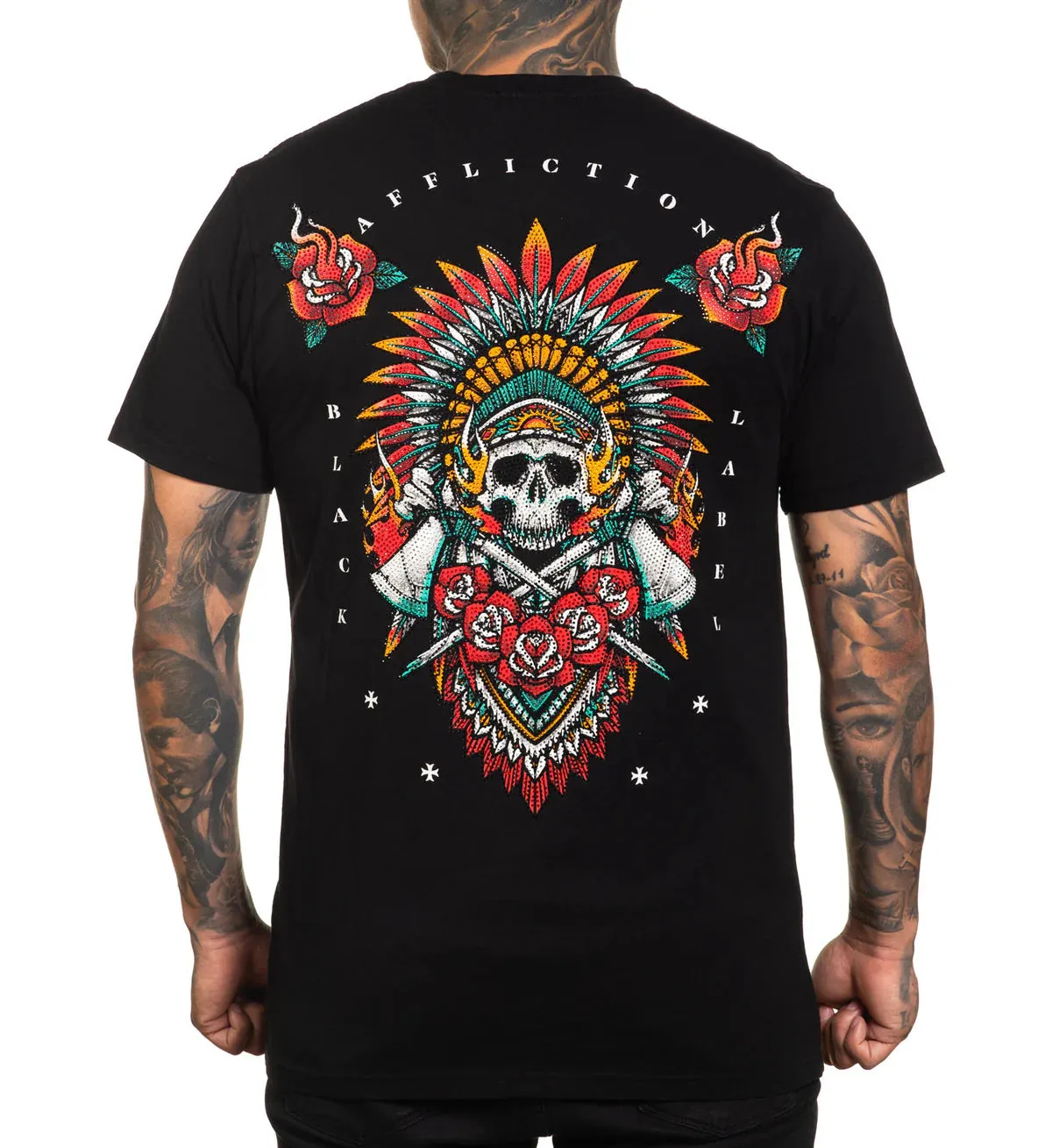 AFFLICTION Ritual Fire Graphic T-Shirt