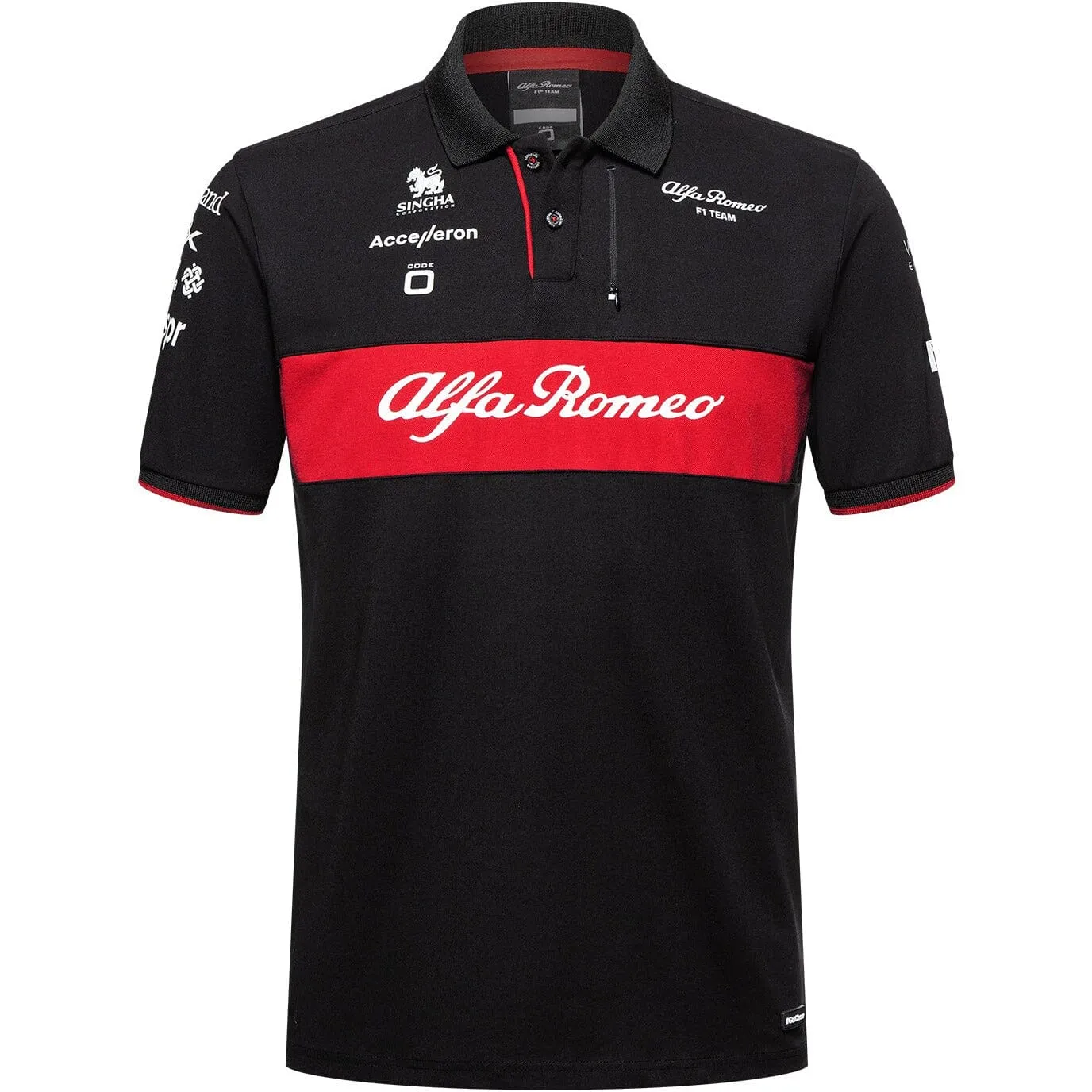 2023 Alfa Romeo Racing F1 Kids Team Polo Shirt - Black