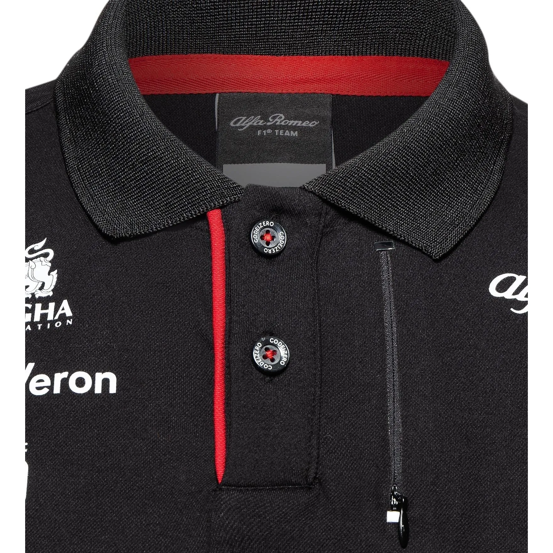 2023 Alfa Romeo Racing F1 Kids Team Polo Shirt - Black