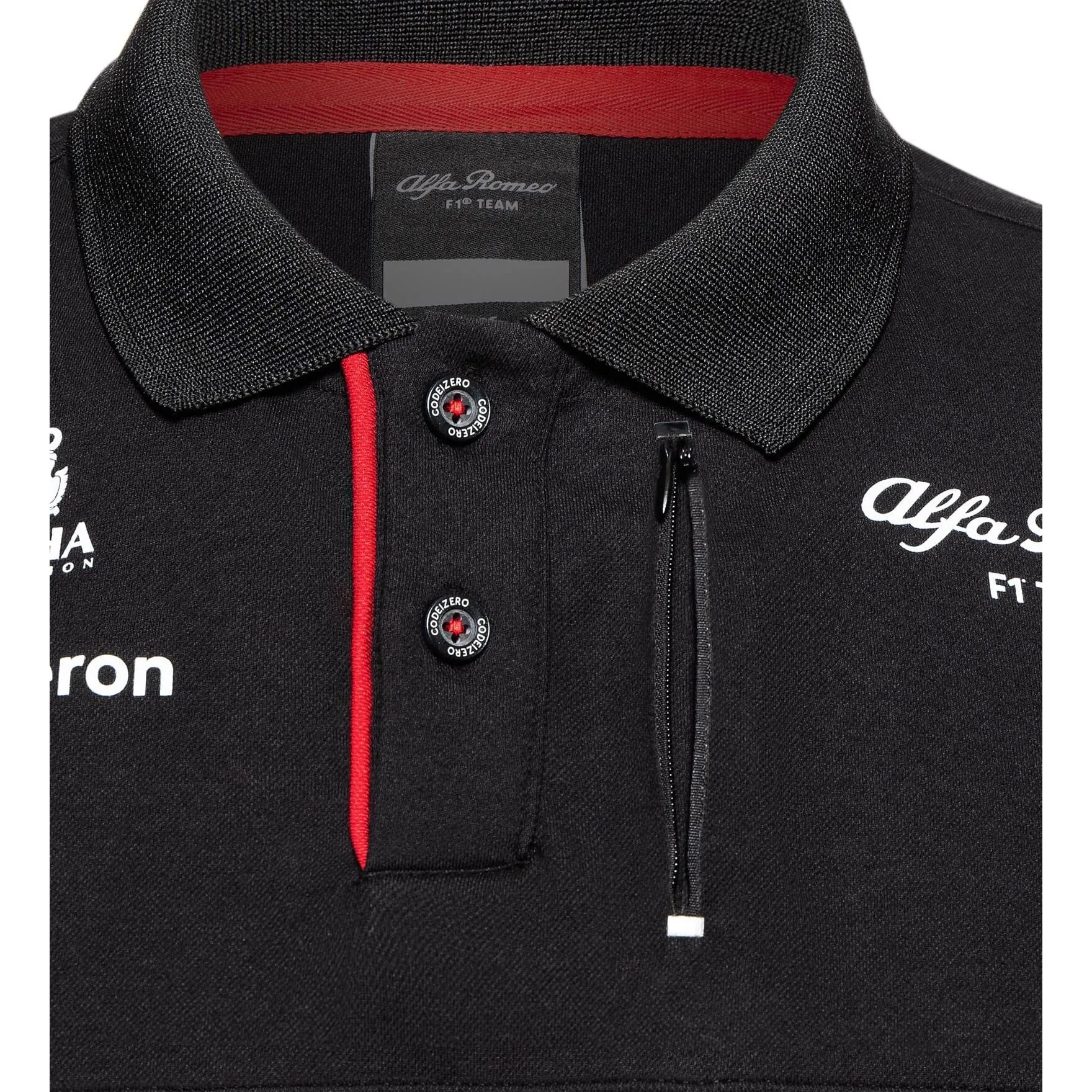 2023 Alfa Romeo Racing F1 Kids Team Polo Shirt - Black