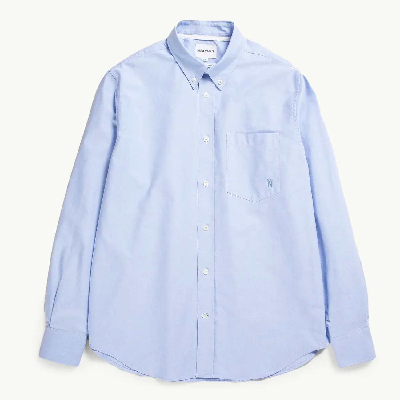 Algot Oxford Monogram - Pale Blue