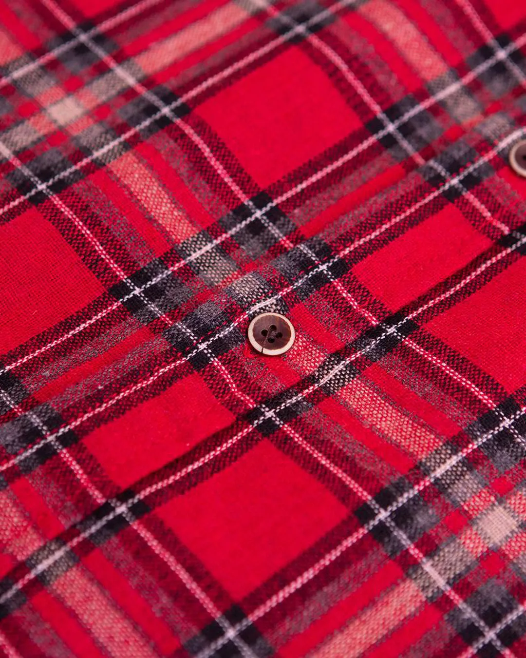 Allan Flannel Shirt - Red