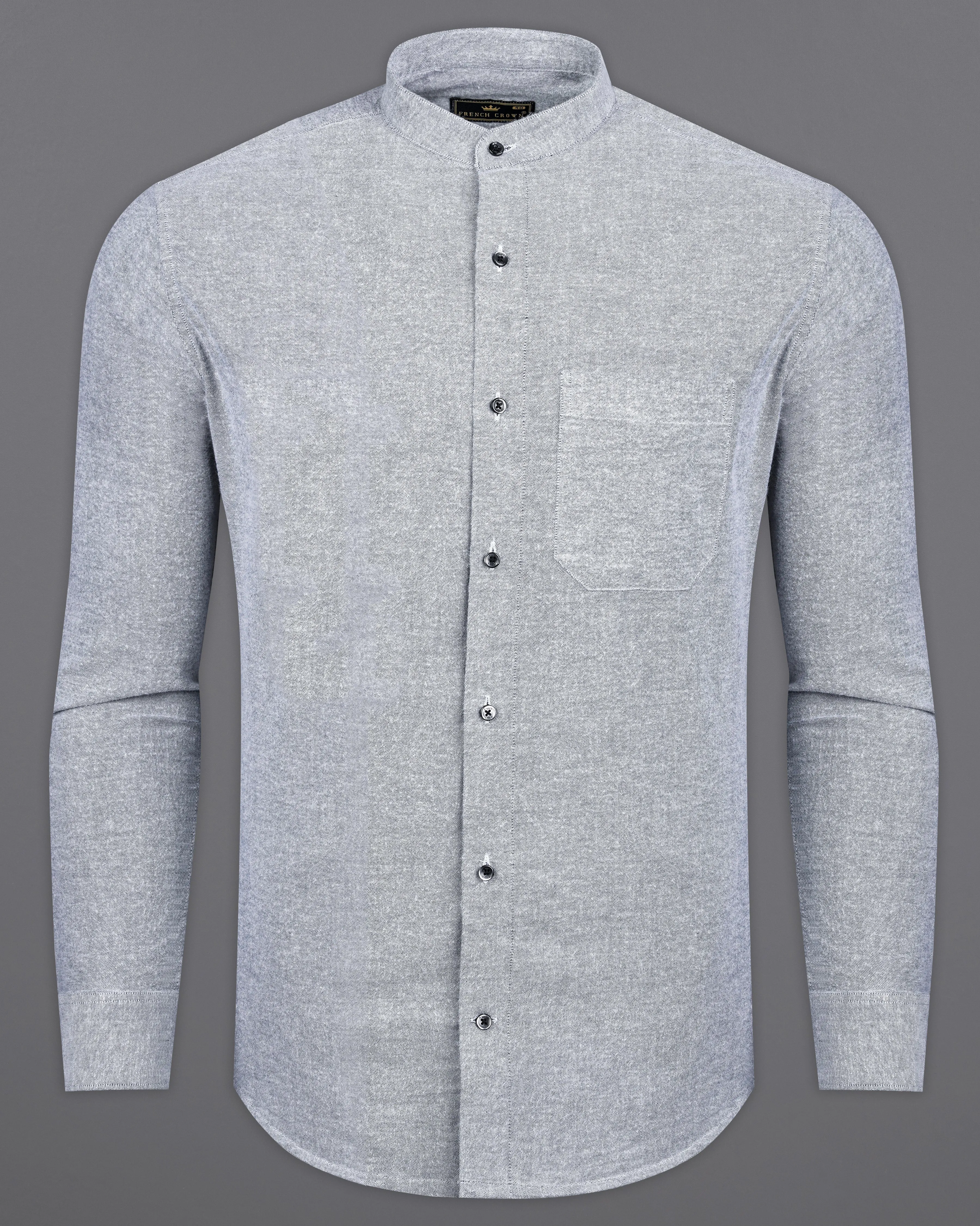 Aluminum Gray Royal Oxford Shirt