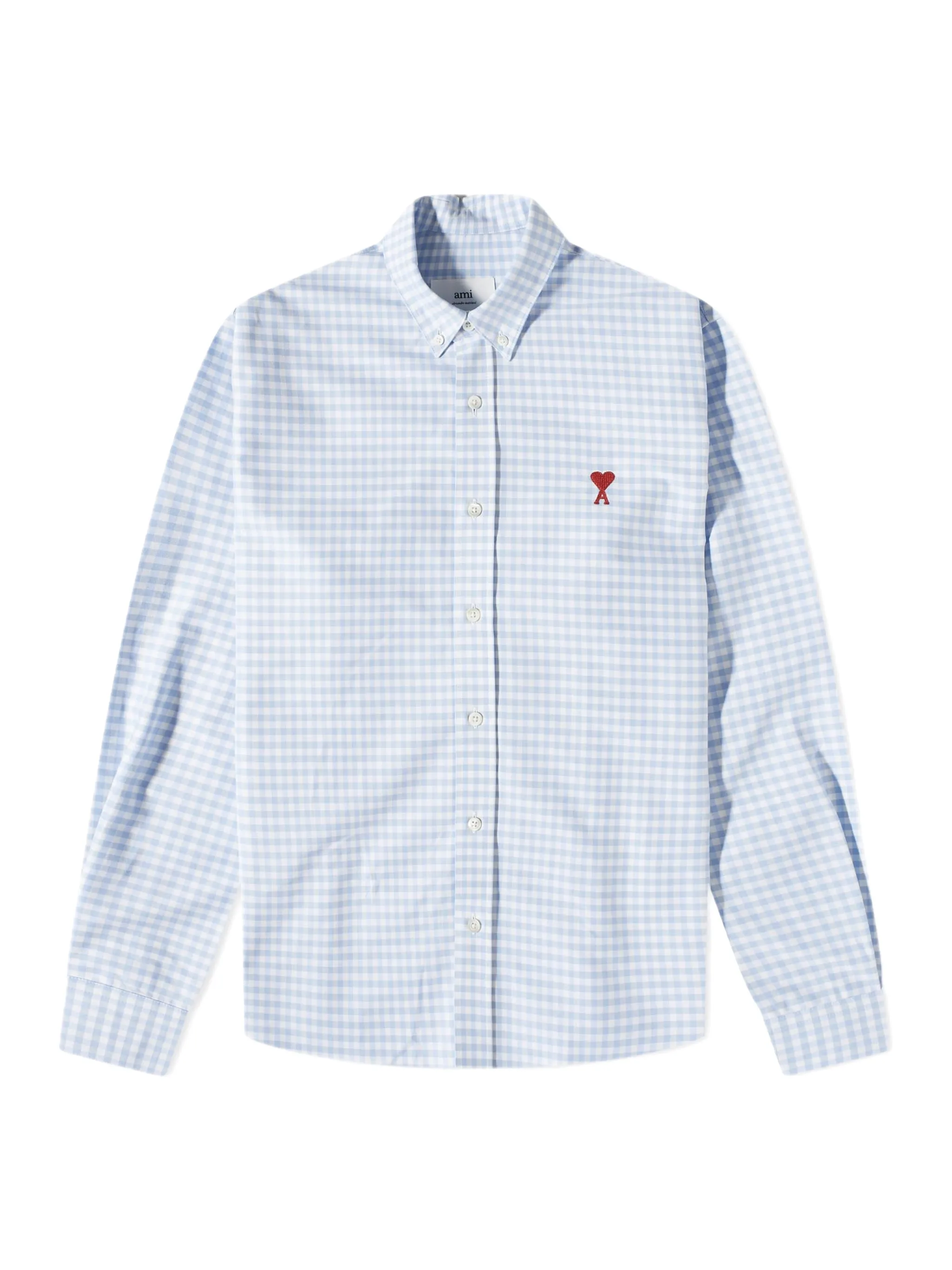 ami Paris Button Down Ami De Coeur Shirt HSH113.CO0023