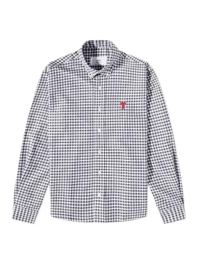 ami Paris Button Down Ami De Coeur Shirt HSH113.CO0023