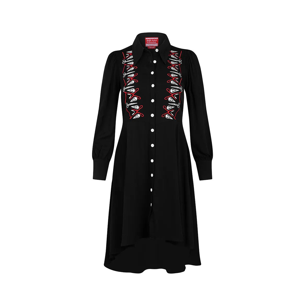 Laudna-Inspired Bells Hells Collection: Gothic Shirt Dress