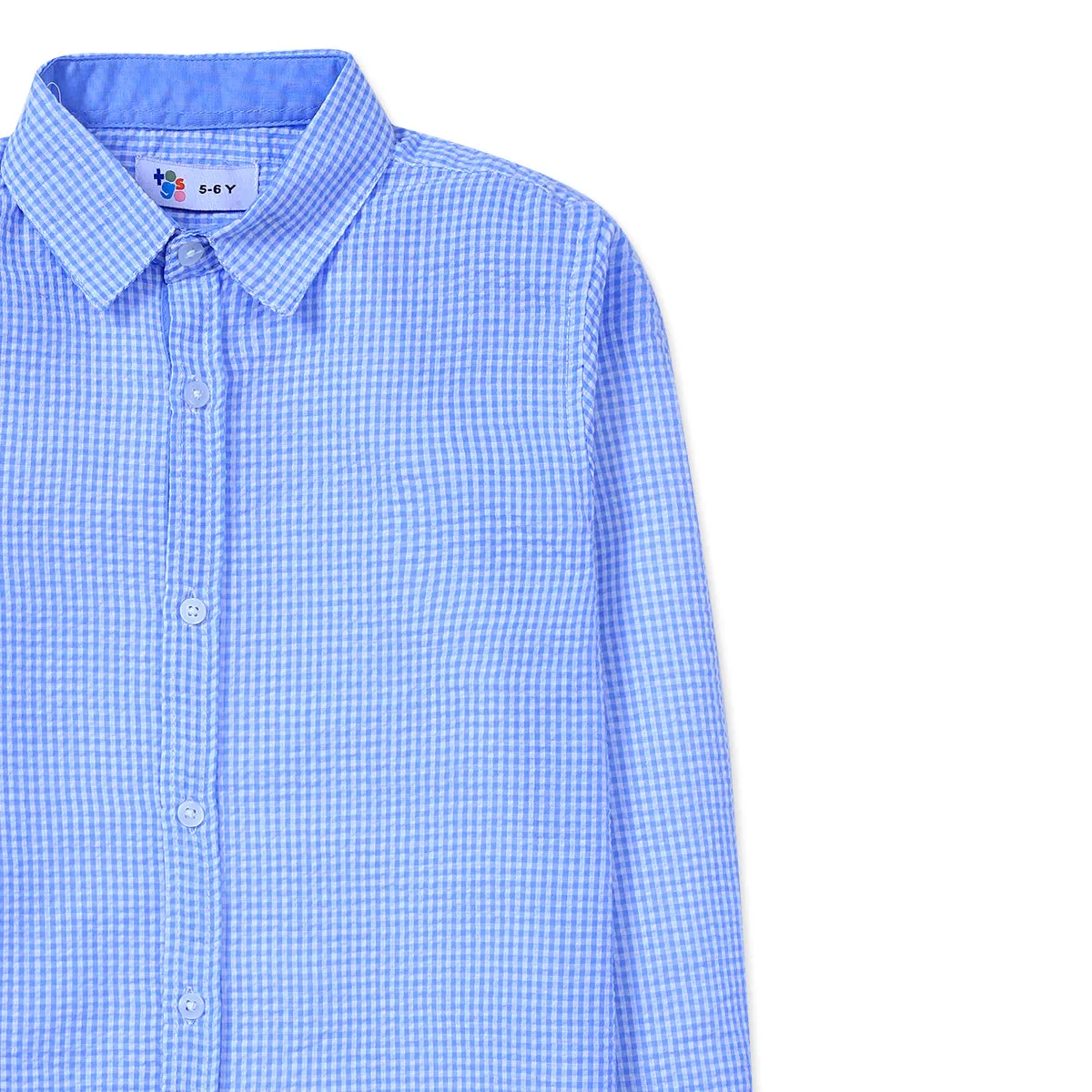 Blue & White Casual Shirt