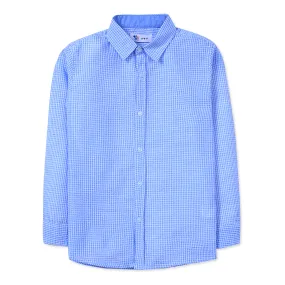 Blue & White Casual Shirt