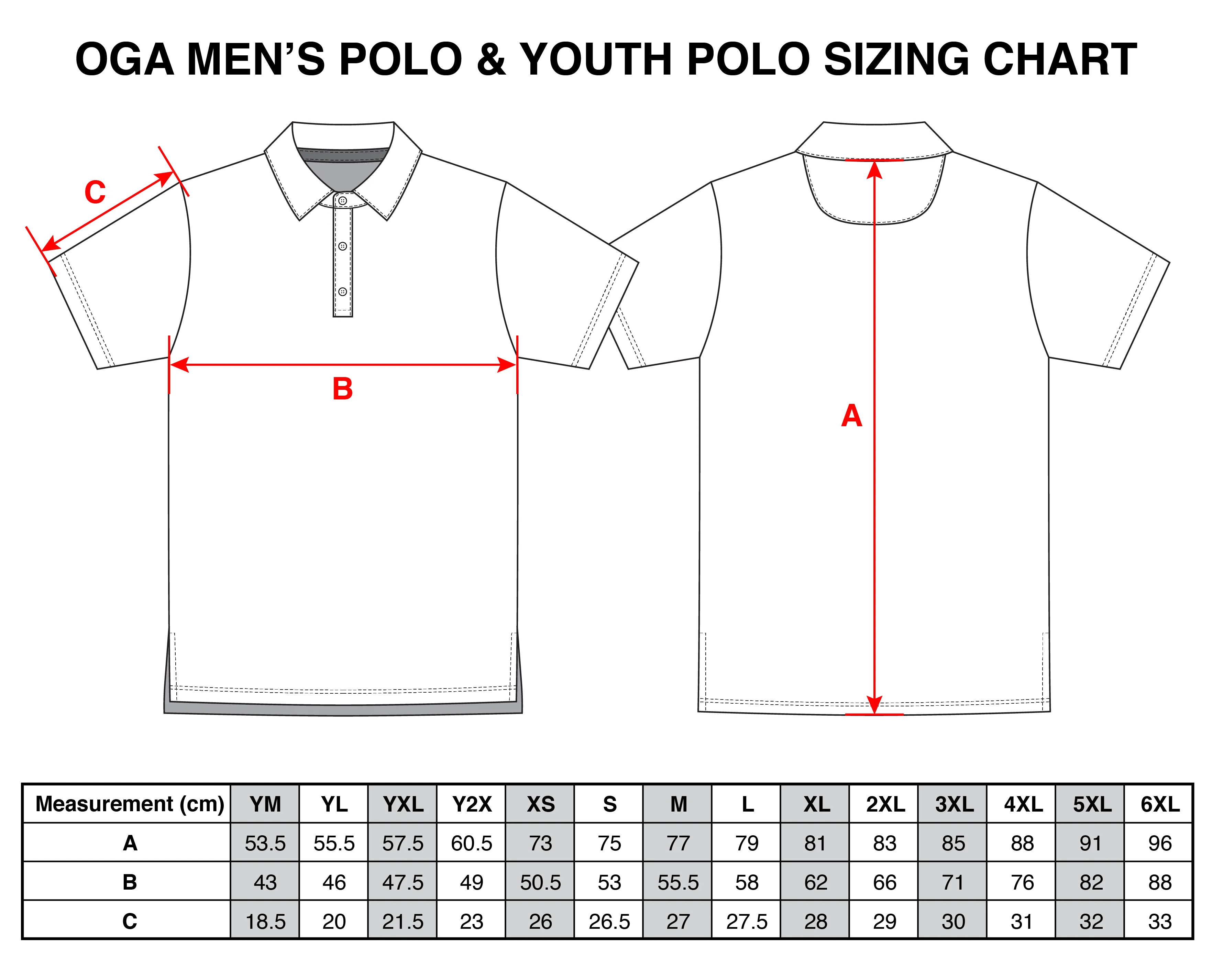 Blue Lehua - OGA Youth Polo - True Blue