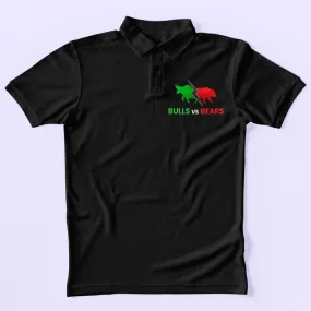 Bulls Vs Bears Polo T-Shirt