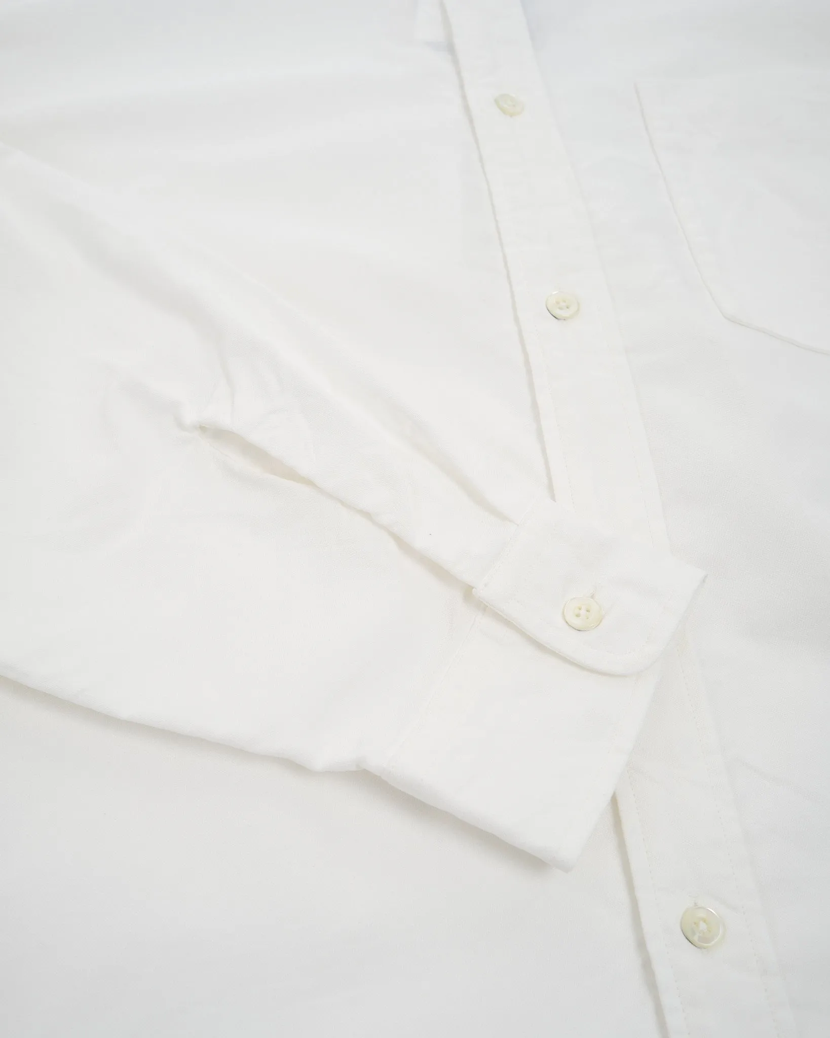 Button Down Wind Shirt White