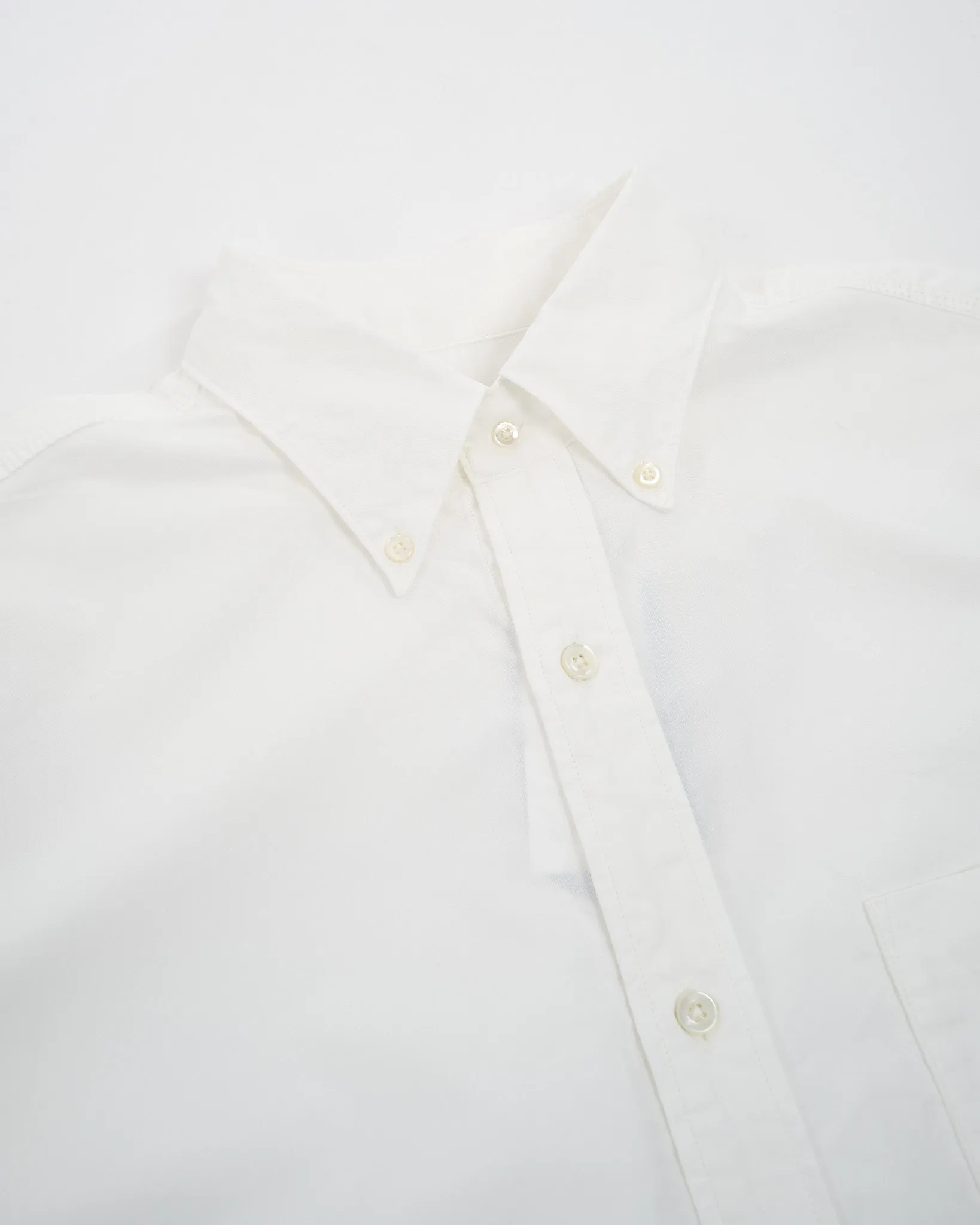 Button Down Wind Shirt White