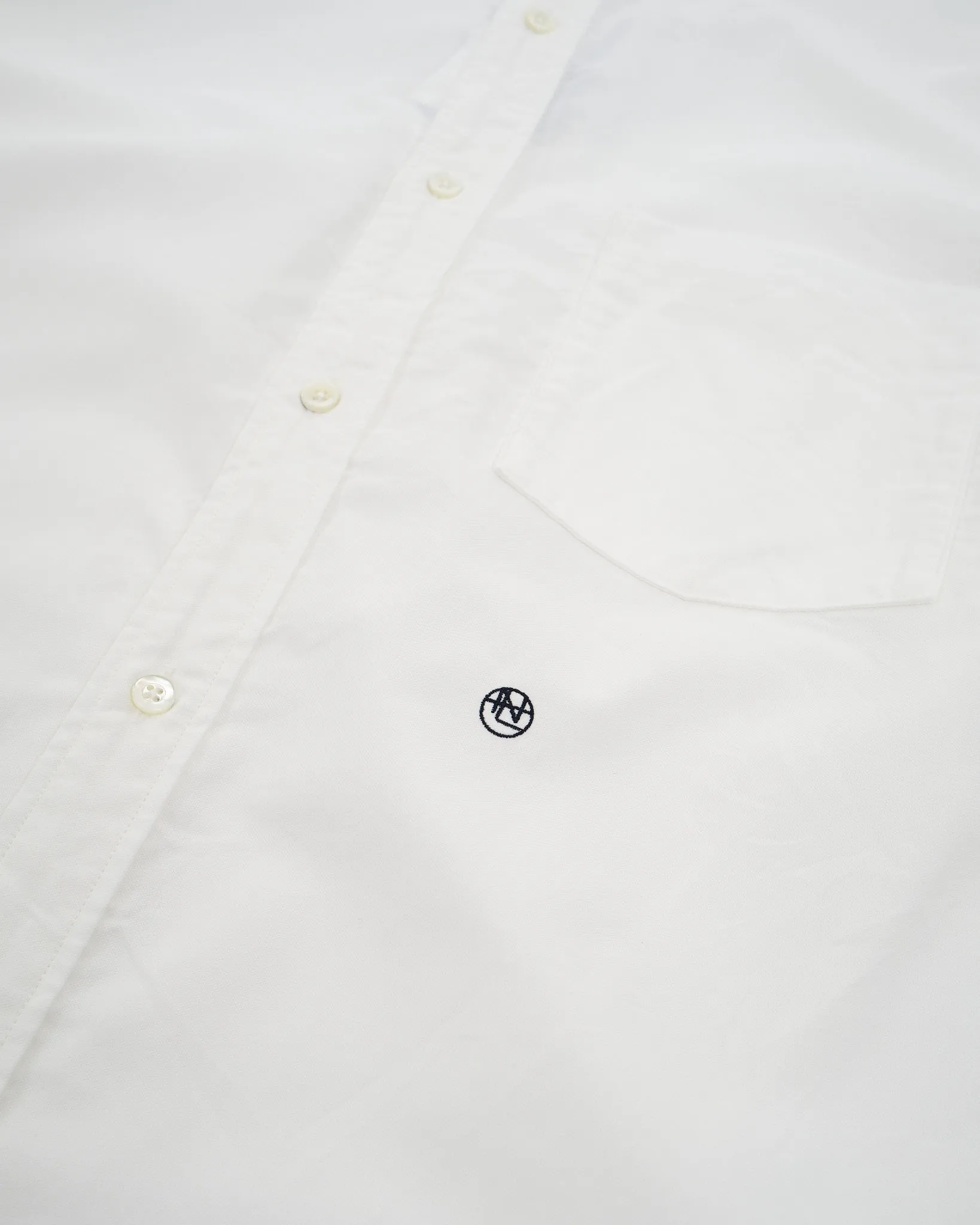 Button Down Wind Shirt White