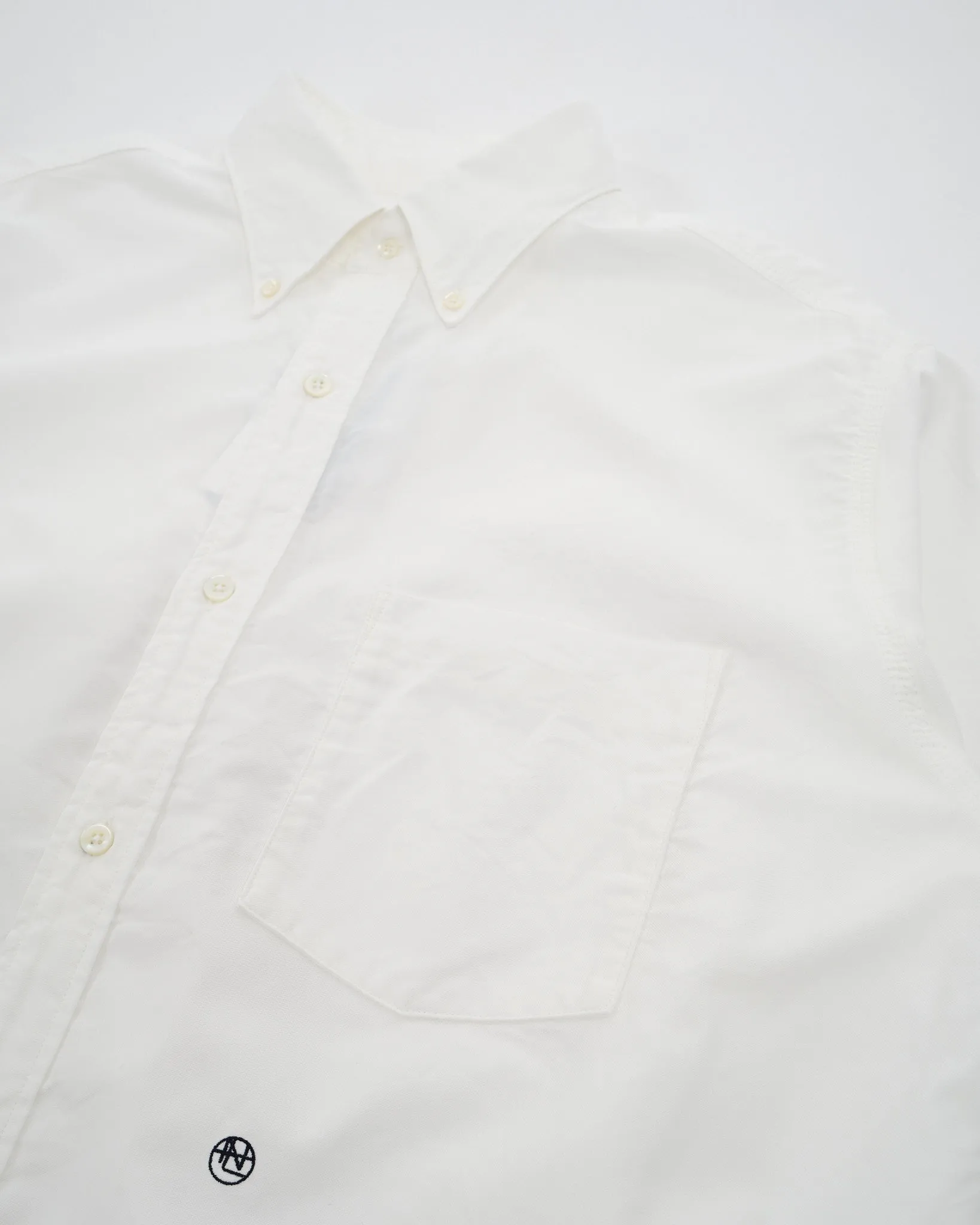 Button Down Wind Shirt White