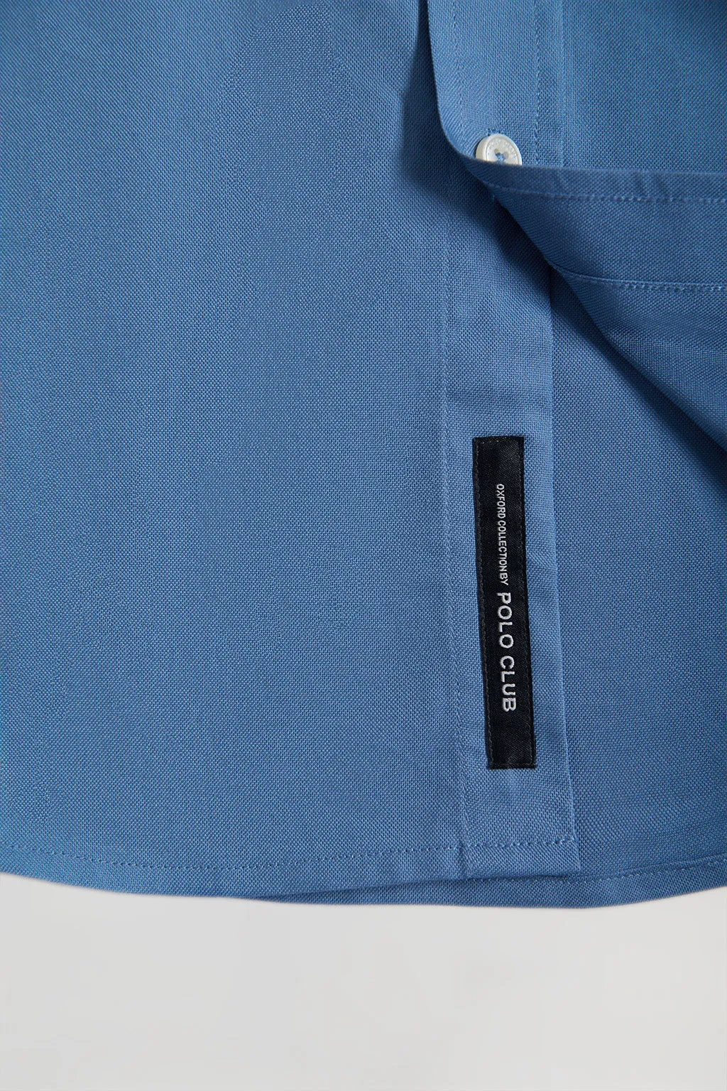 Camisa azul Oxford con logo Polo Club