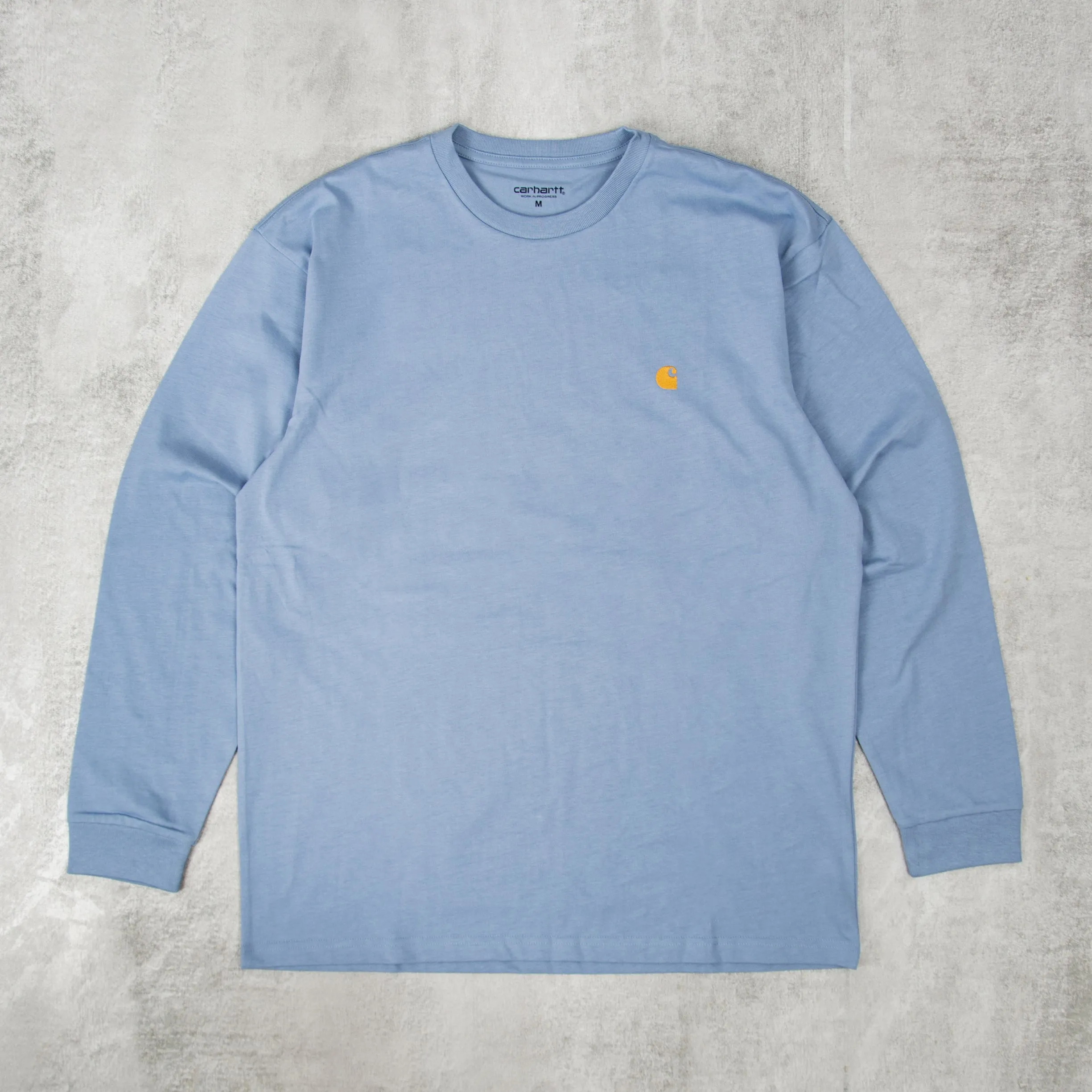 Carhartt WIP Chase L/S Tee - Charm Blue