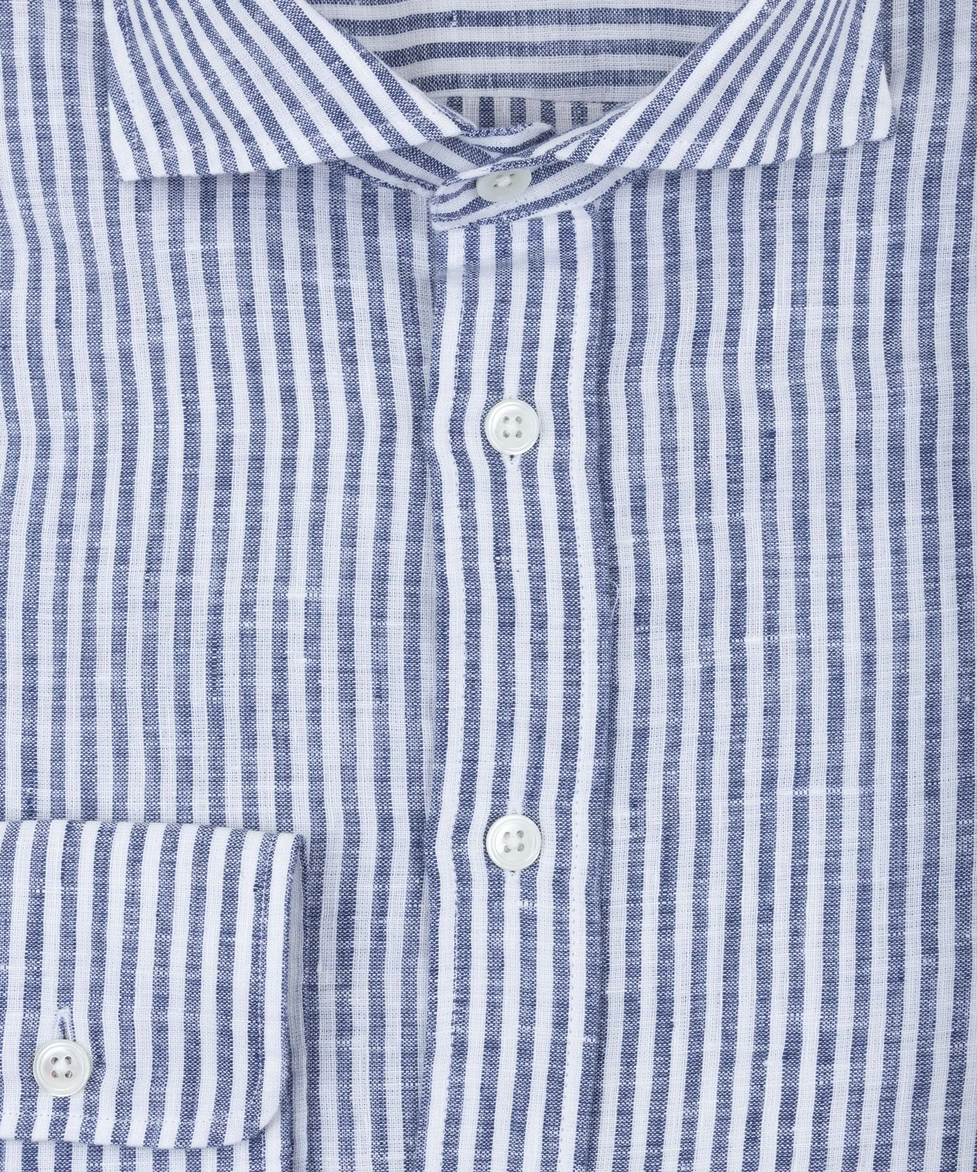 Casual Striped Linen Shirt