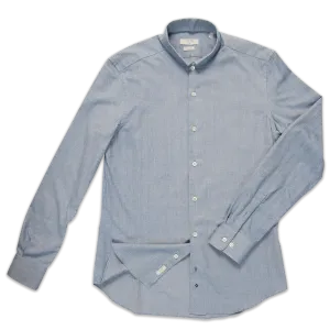 Conrad shirt Soft Herringbone (sky blue)