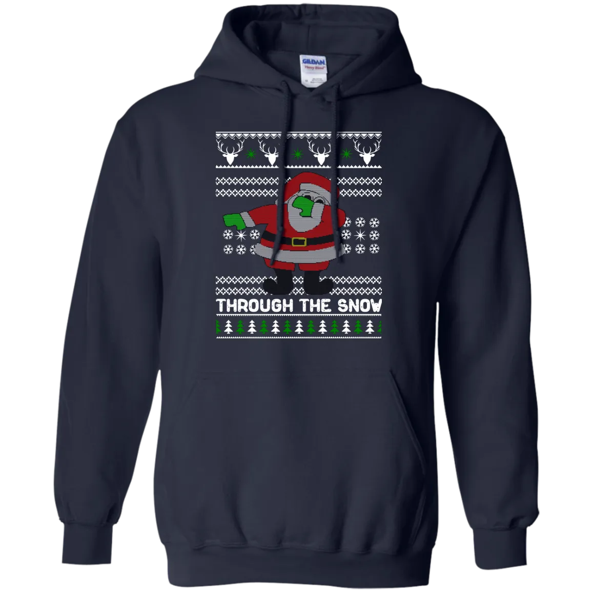 Dabbing Through The Snow Funny Christmas Sweater, T-shirt