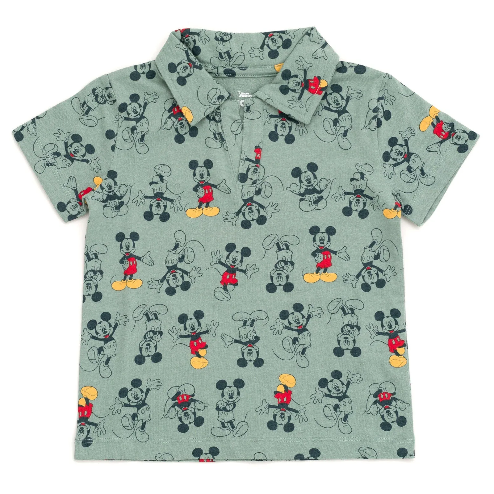 Disney Mickey Mouse Polo Shirt and Twill Shorts Outfit Set