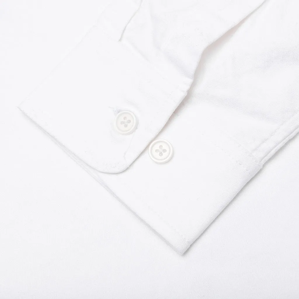 Embroidered Oxford Shirt - White