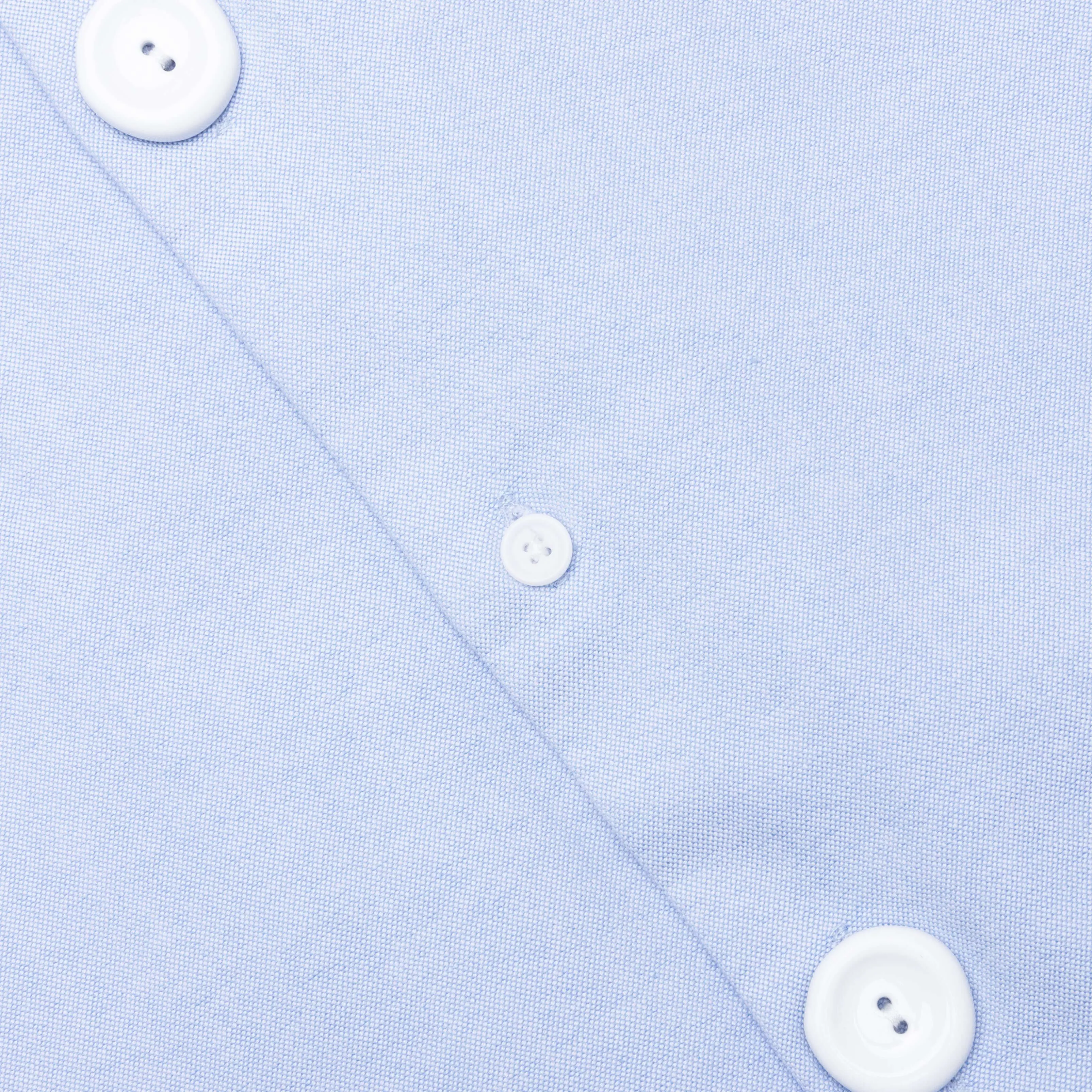 Enamel Button Oversized Shirt - Light Blue