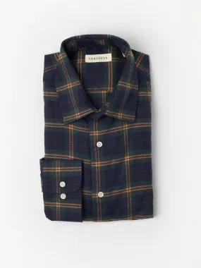 Flannel Shirt Castanio Check Marine