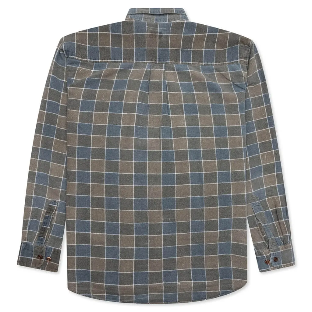 Flannel Shirt Ribbon Reflection Shirt - Assorted