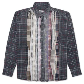 Flannel Shirt Ribbon Reflection Shirt - Assorted