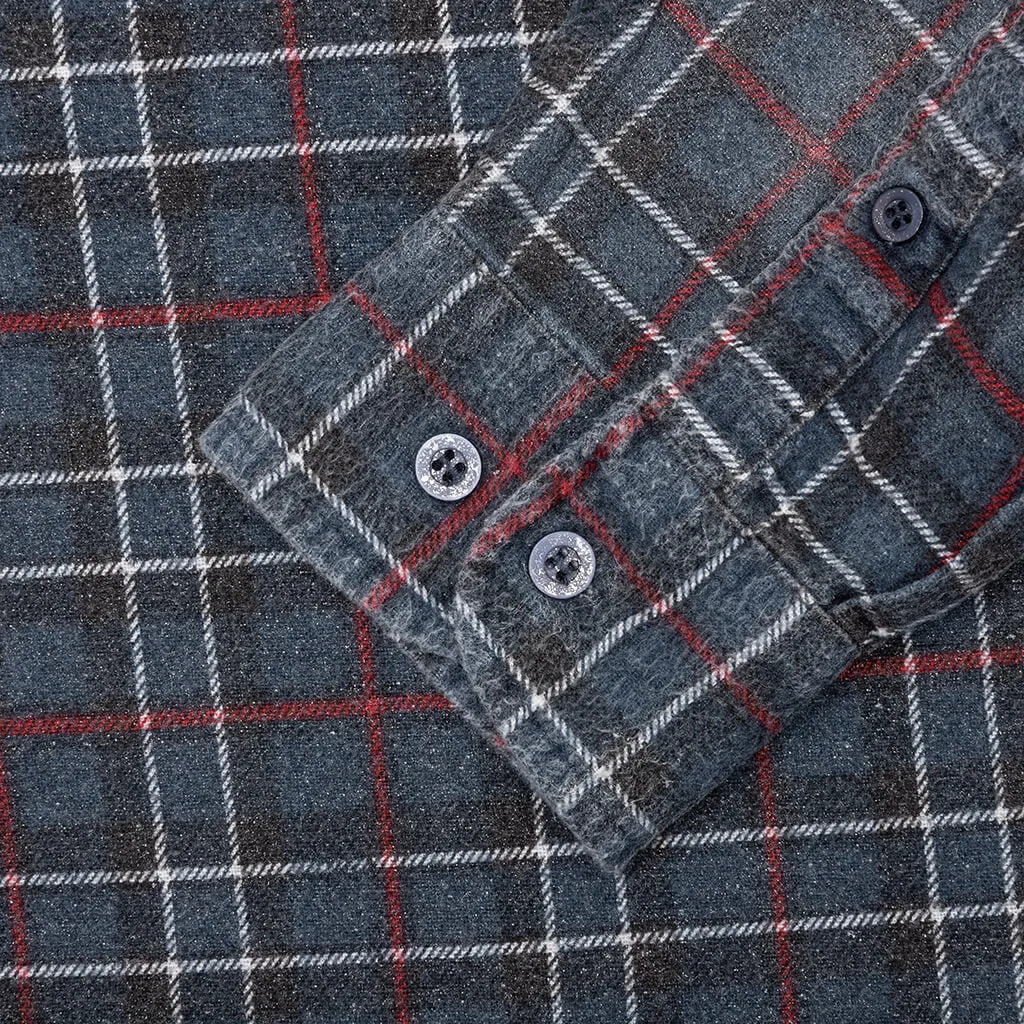 Flannel Shirt Ribbon Reflection Shirt - Assorted