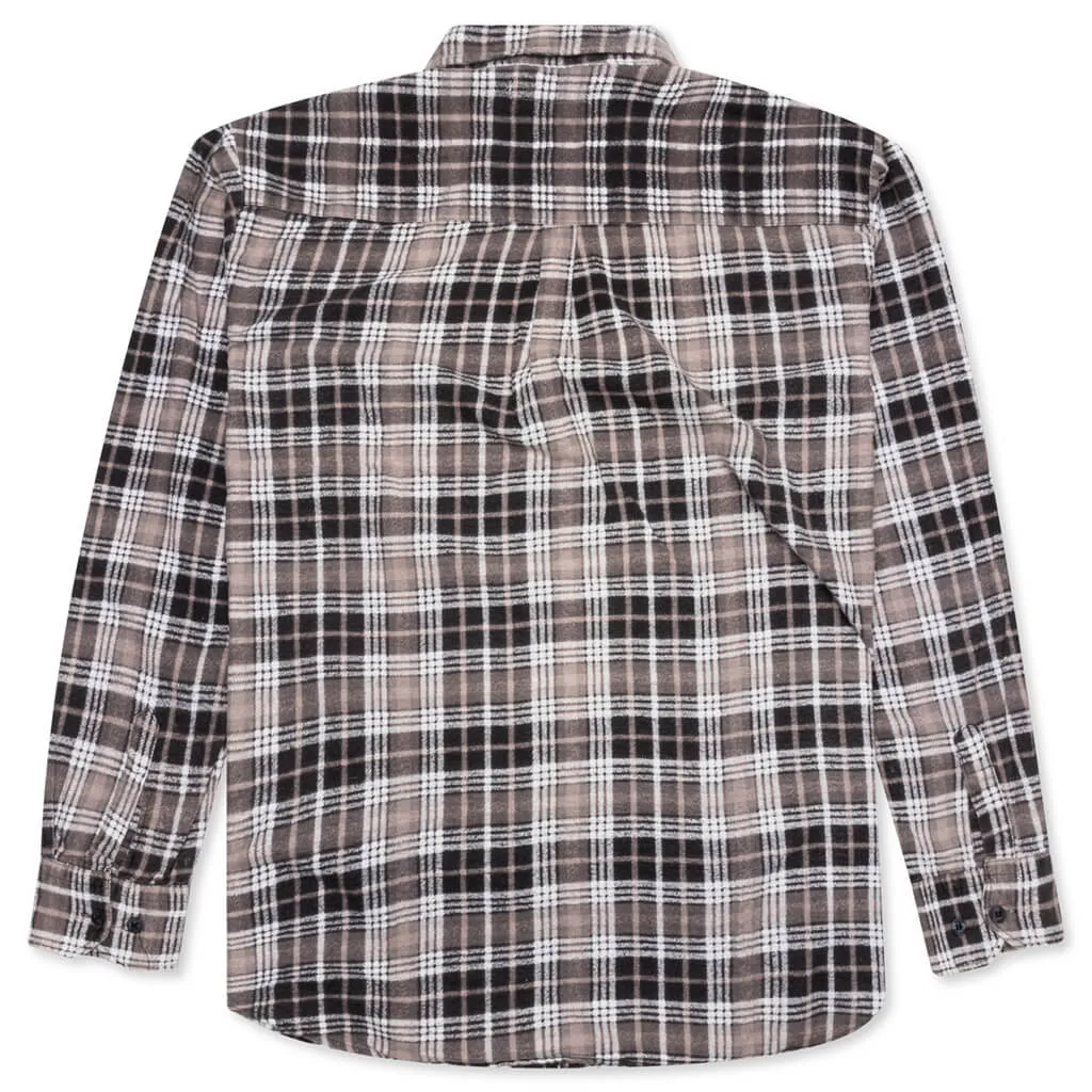 Flannel Shirt Ribbon Shirt - Assorted