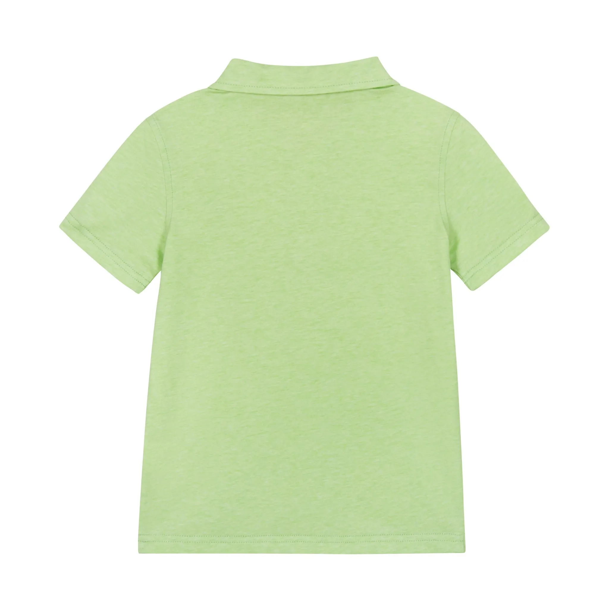 Fun Crocodile Print Polo Shirt | Green