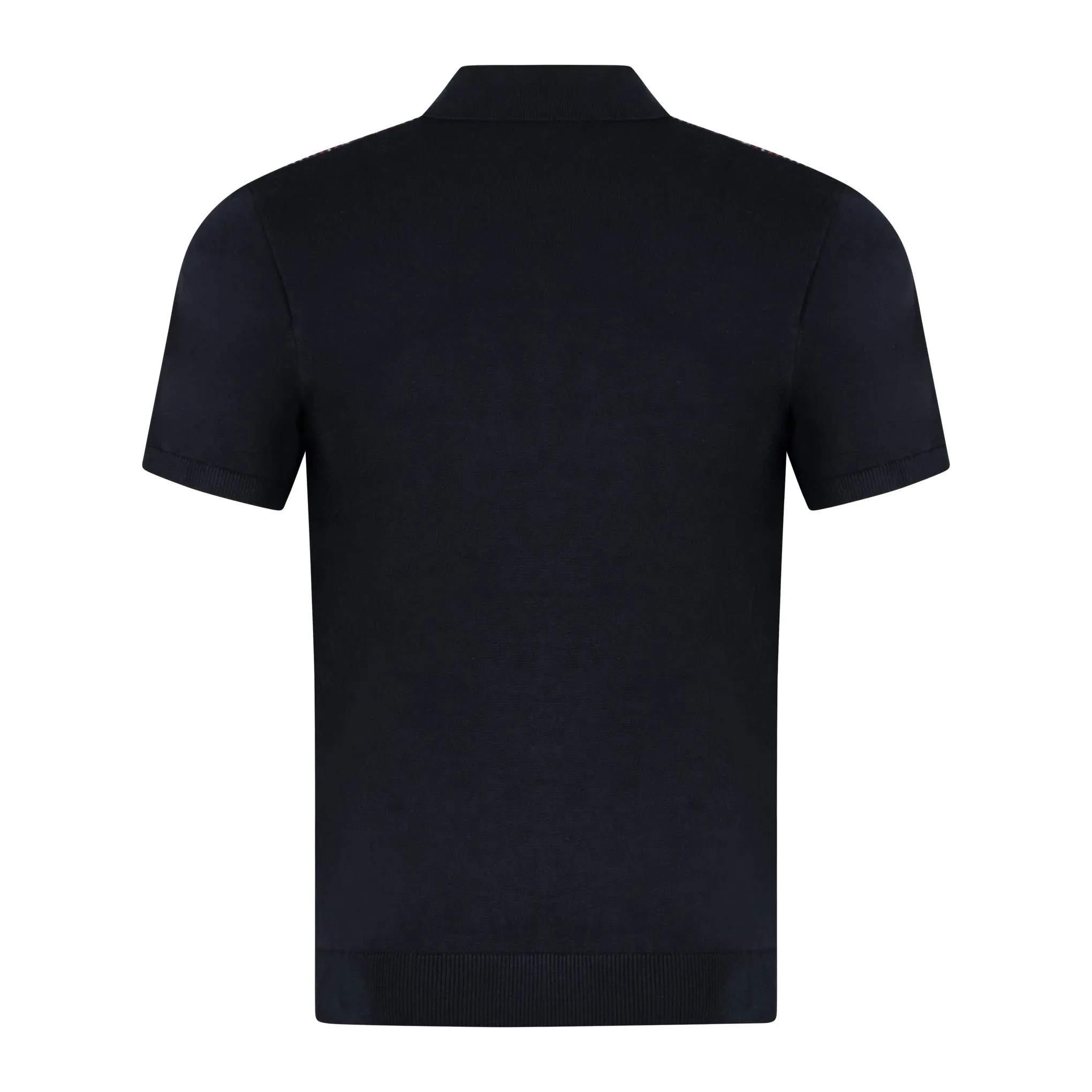 Gabicci Vintage Enrico Knit Polo Shirt Navy