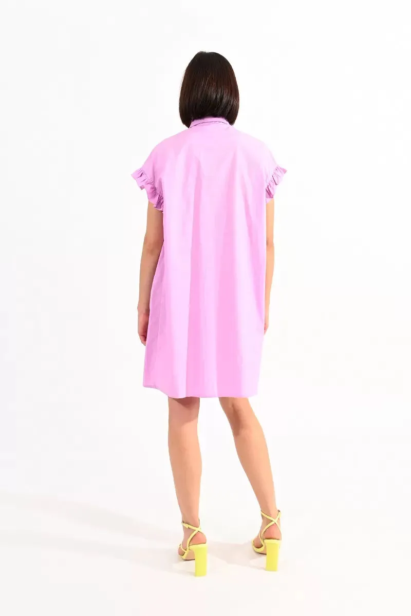 Gathered Shirt Dress