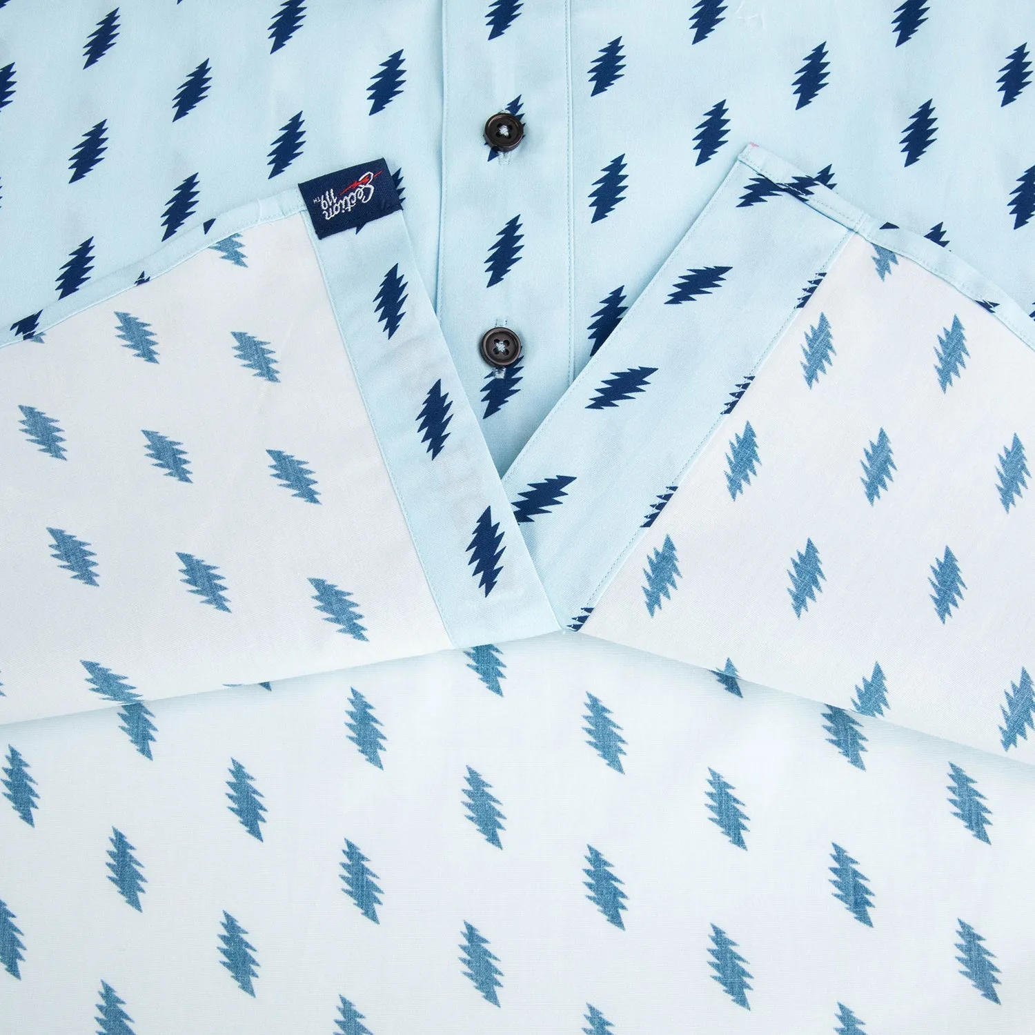 Grateful Dead | Classic Button Down | Bolts All Over Navy