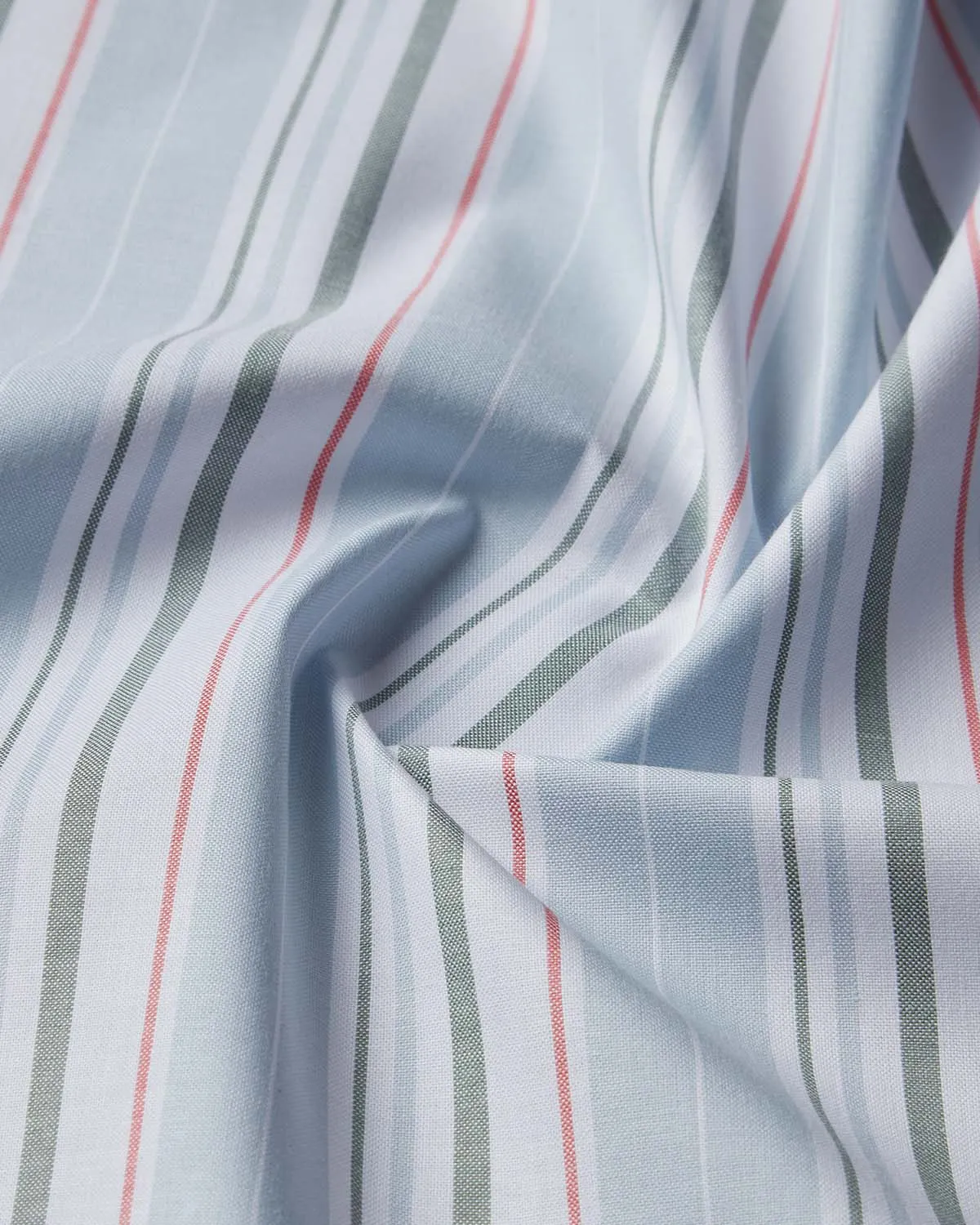 Grey Rainbow Striped Shirt