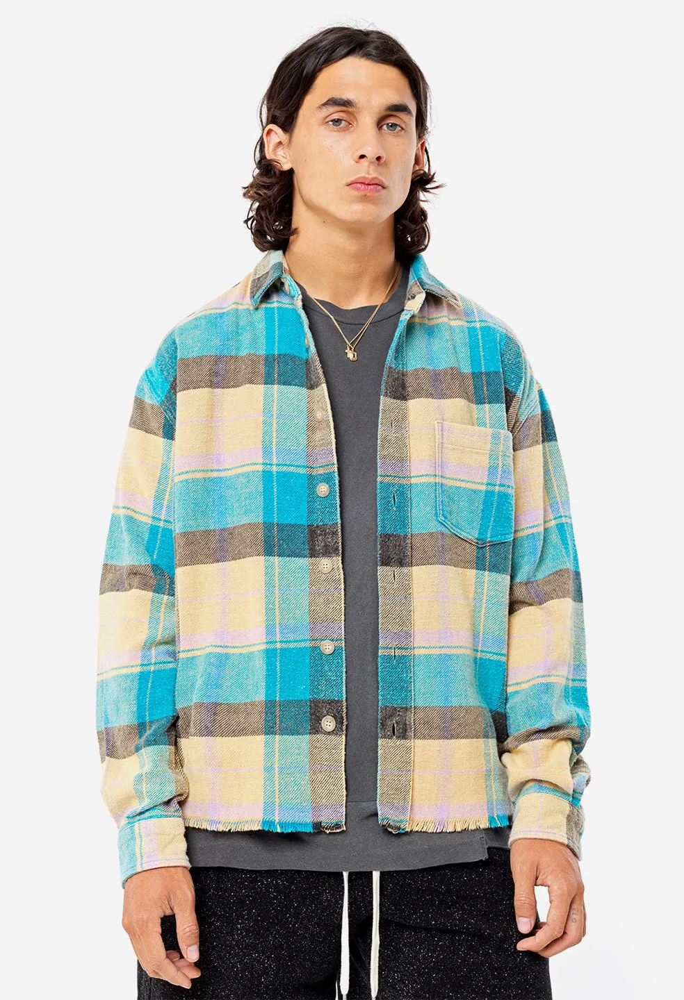 Hemi Oversized Shirt / Santa Fe Plaid