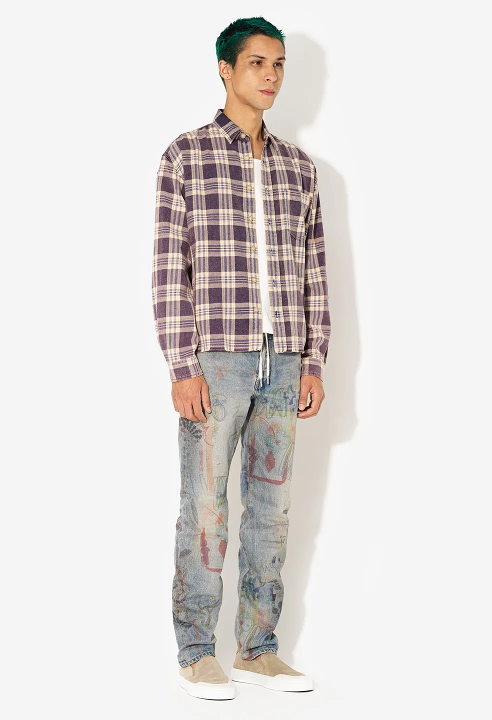 Hemi Oversized Shirt / Silverado Check