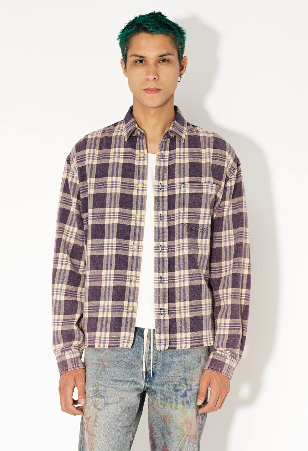 Hemi Oversized Shirt / Silverado Check