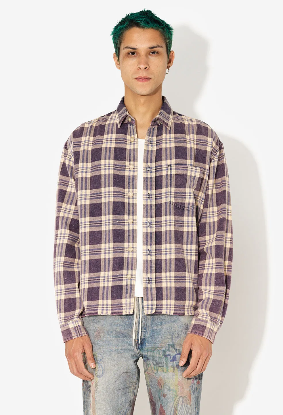 Hemi Oversized Shirt / Silverado Check