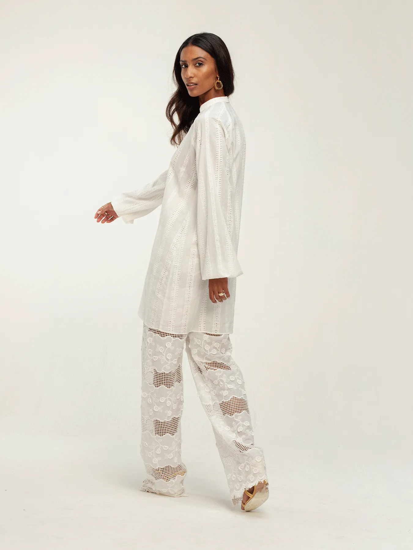 Ika Oversized Shirt  - Bea Blanc