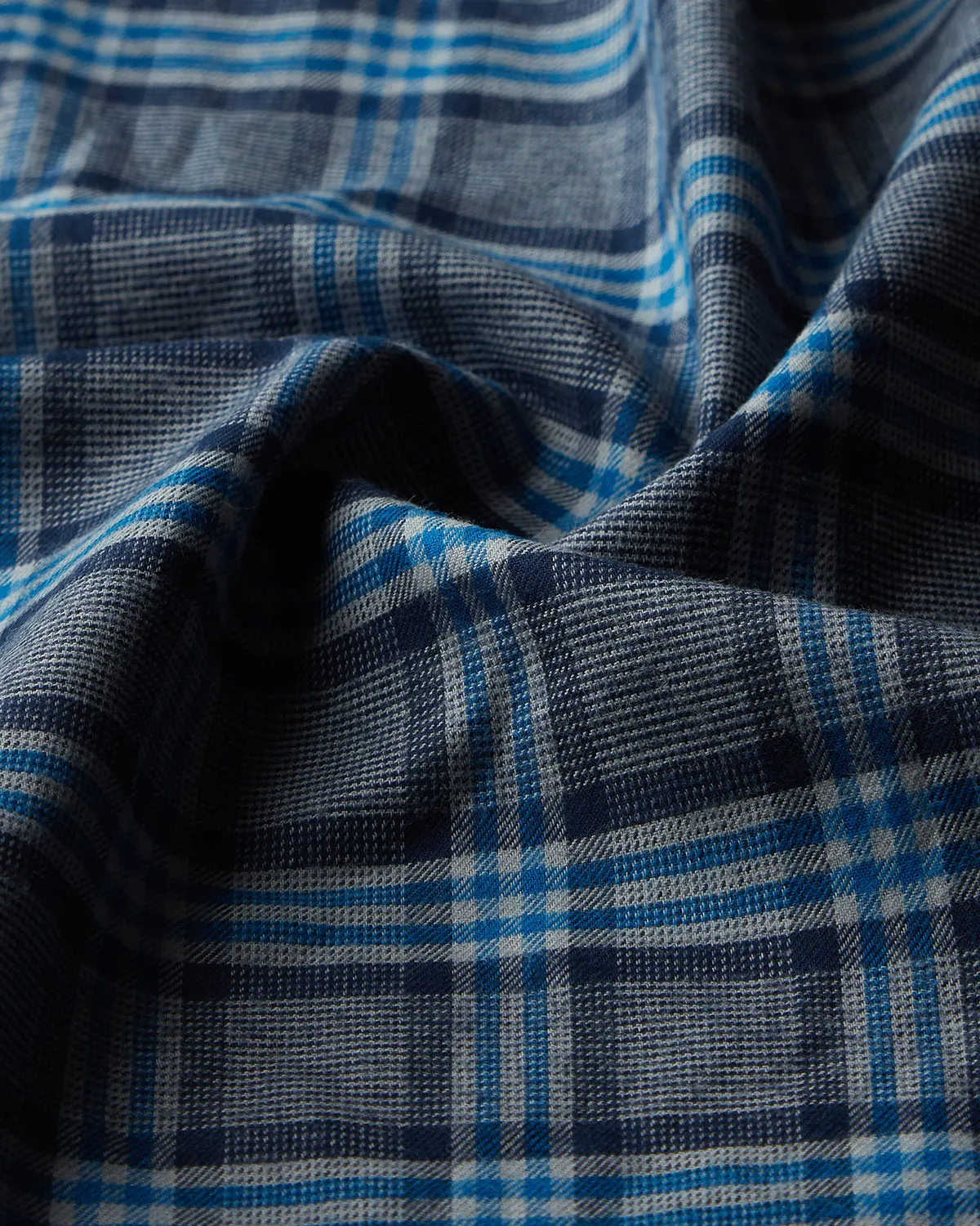 Japanese Blue Treat Checked Shirt