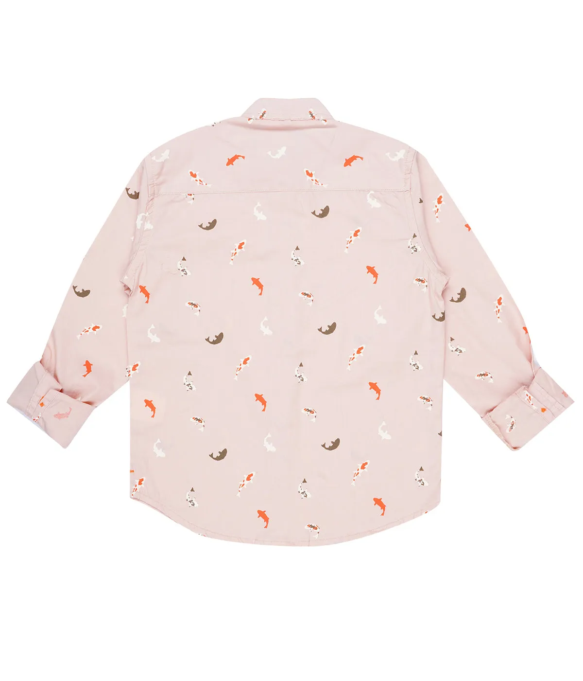 JDC Boy's Pink Printed Shirt