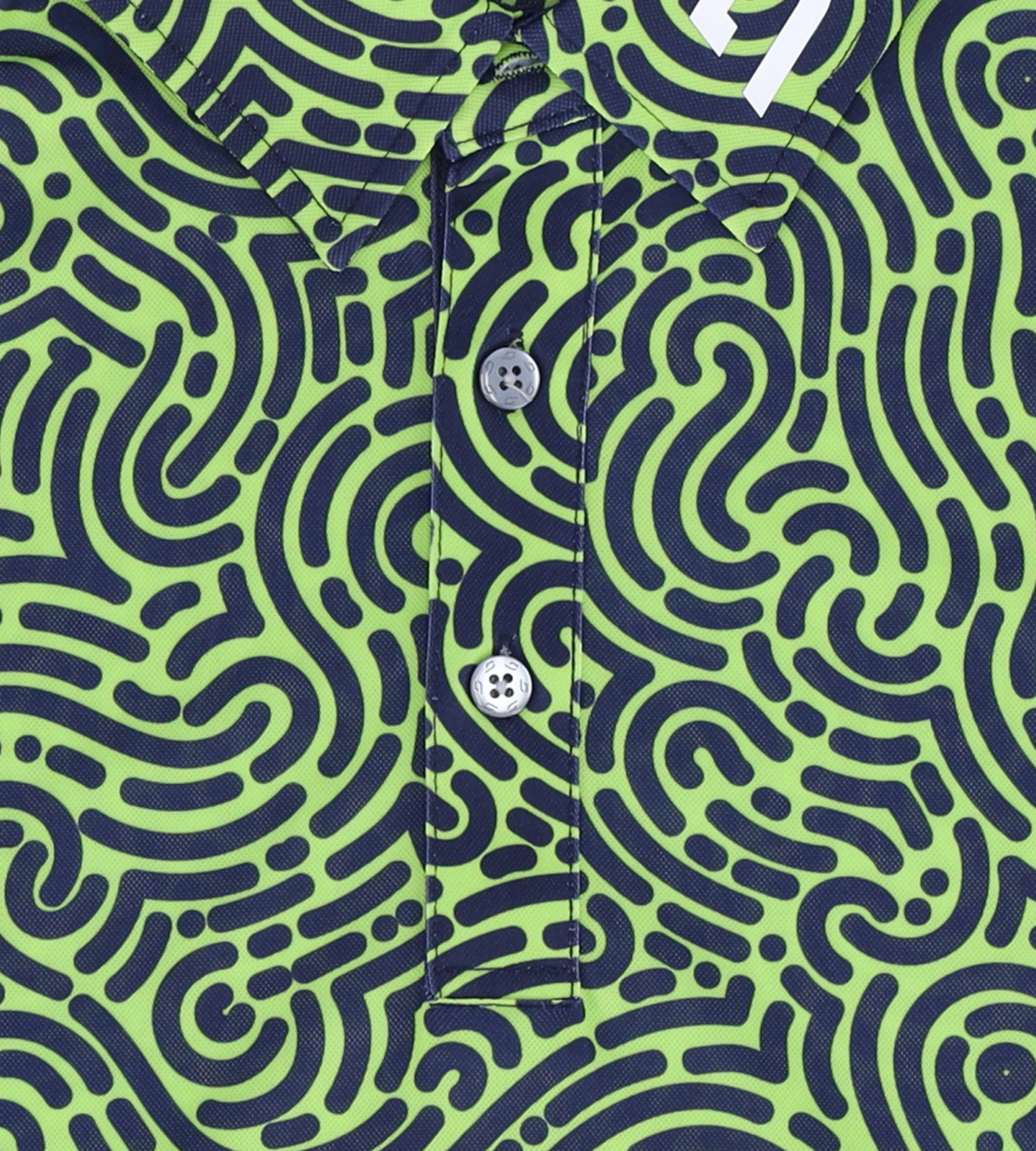 JUMBLE POLO - LIME