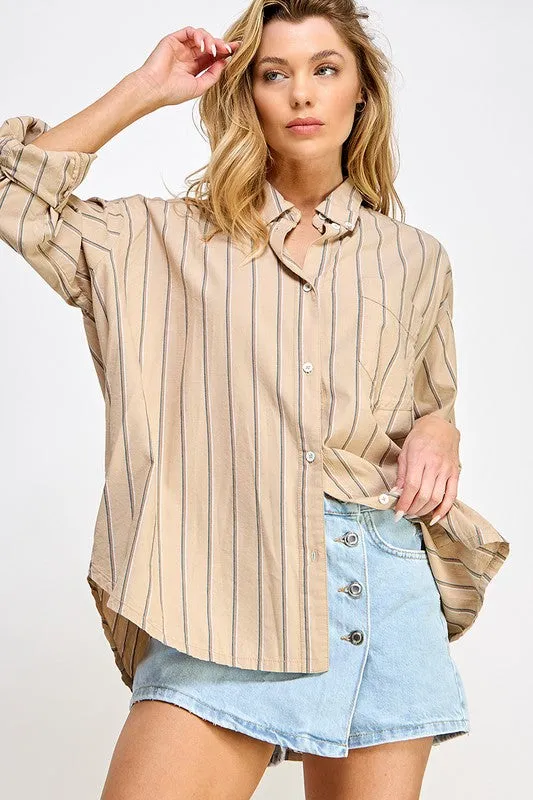 LEXI STRIPED SHIRT