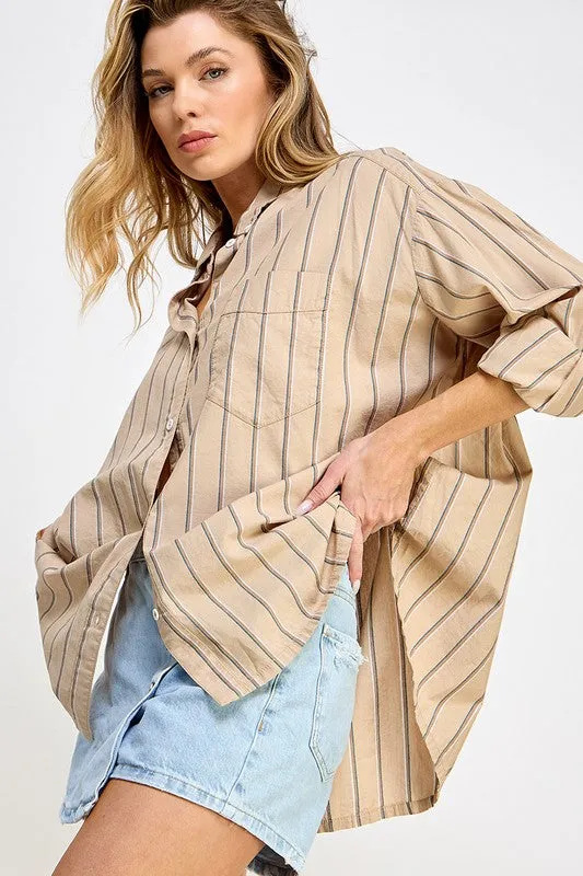 LEXI STRIPED SHIRT