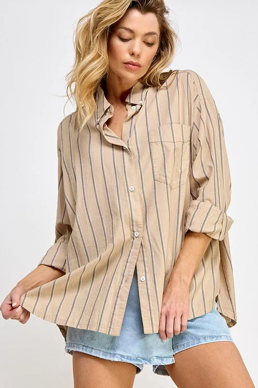 LEXI STRIPED SHIRT