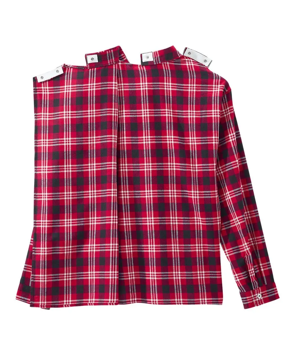 Men's Flannel Nightgown with Back Overlap (Copy)