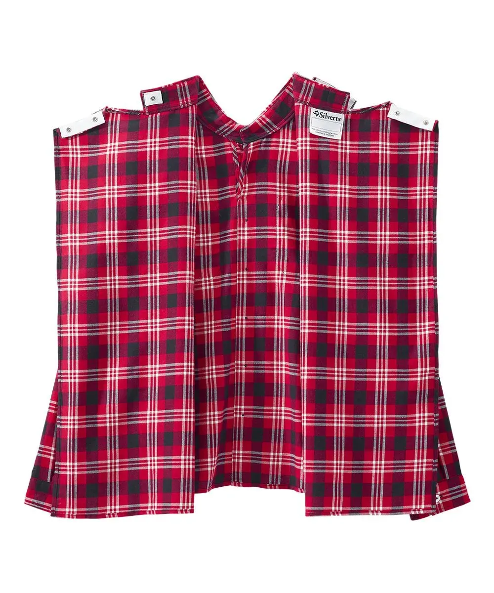 Men's Flannel Nightgown with Back Overlap (Copy)