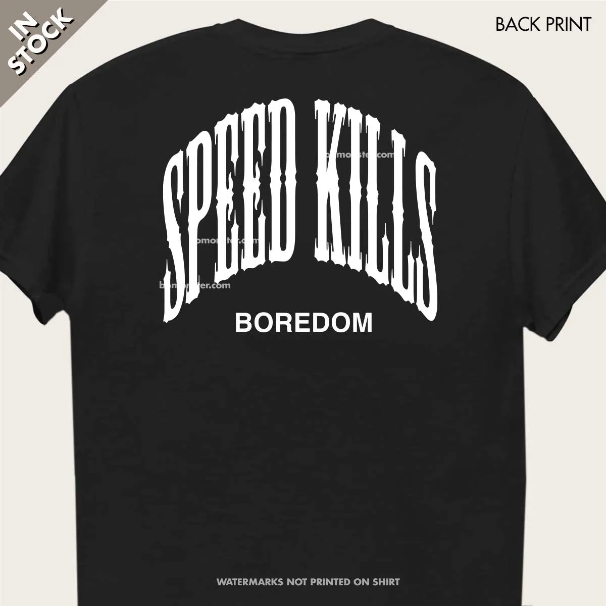 Men's Wide Open, Go Fast T-Shirt "Speed Kills"